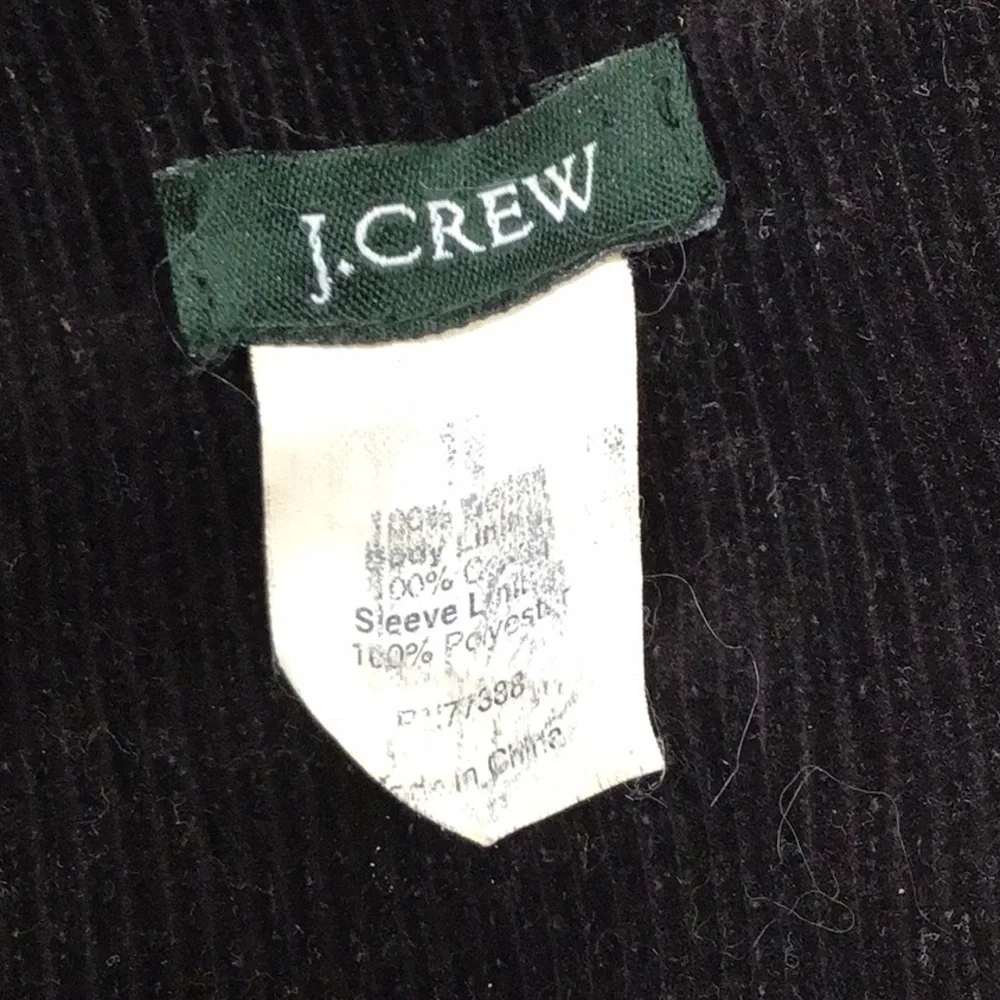 J. Crew espresso brown corduroy vintage blazer 10
